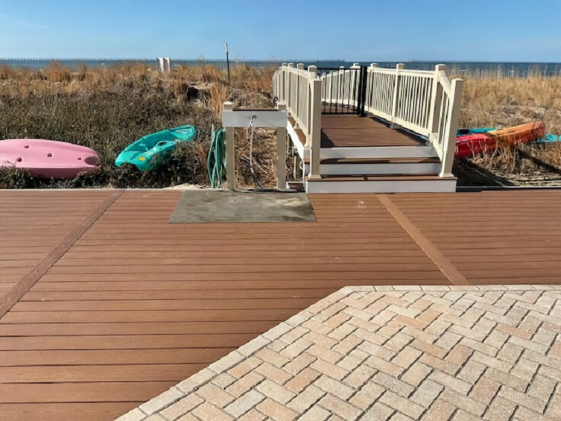 Tuscan Railing Deck and Siding Gallery | American Composite Deck Pros